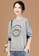 A-IN GIRLS grey Casual Crew Neck Printed Sweater T-Shirt D77FFAA53D6D67GS_2