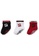 Jordan red Jordan Unisex Newborn's Jumpman 3 Pieces Grip Quarter Socks Set (6 - 24 Months) - Grym Red E0511KA64AE88EGS_1
