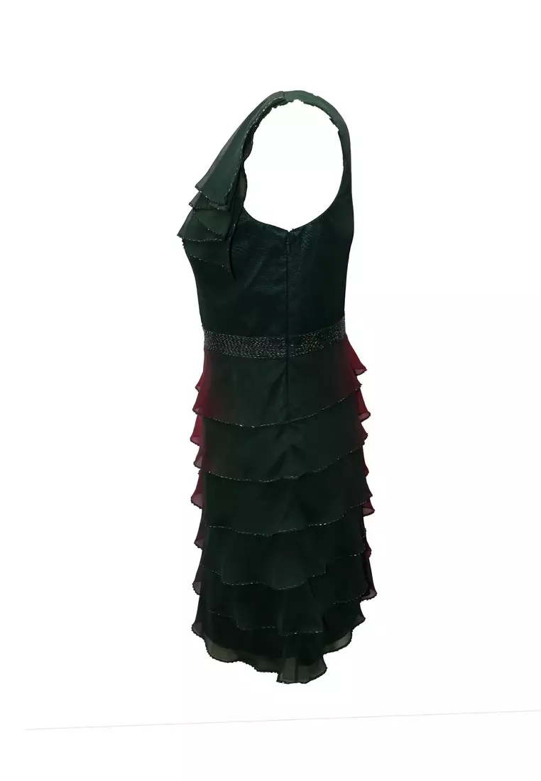 ANNE F Charming Tiered Ombre Chiffon Beaded Cocktail Dress 2026 | Buy ANNE  F Online | ZALORA Hong Kong