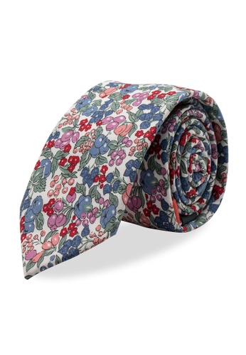Arden Teal multi Tano Japanese Cotton Tie 7006FAC9948B44GS_1