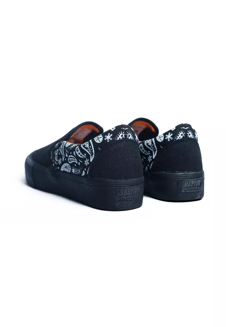 SABA  Slip on Paisley - Sepatu Sneakers Casual Pria Wanita