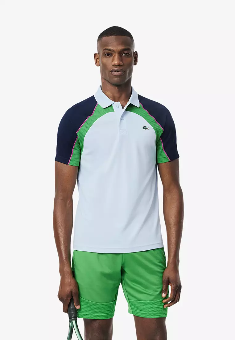 Ultra Dry Colour-Block Tennis Polo Shirt