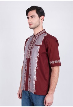 PENAWARAN LGS Regular  Fit  Baju  Koko Lengan Pendek 