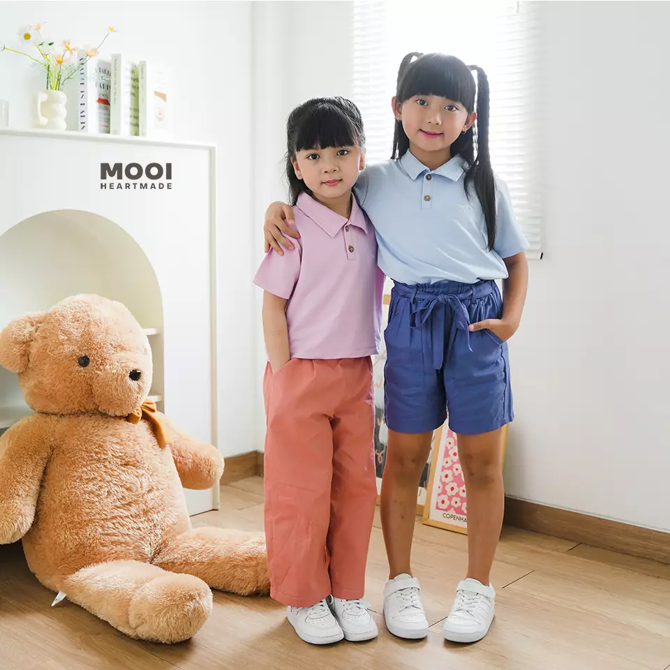 Mooi Celana Pendek Anak Perempuan Irene Short Pants - Khaki
