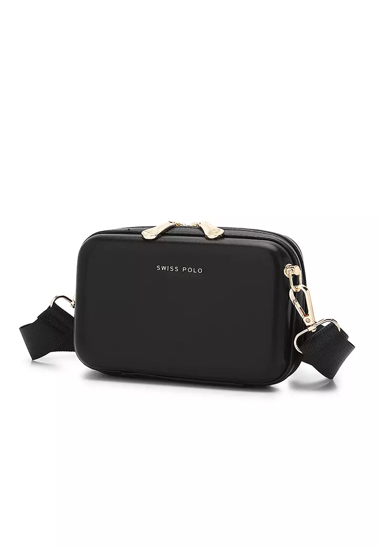 Women's Sling Bag / Crossbody Bag - Black