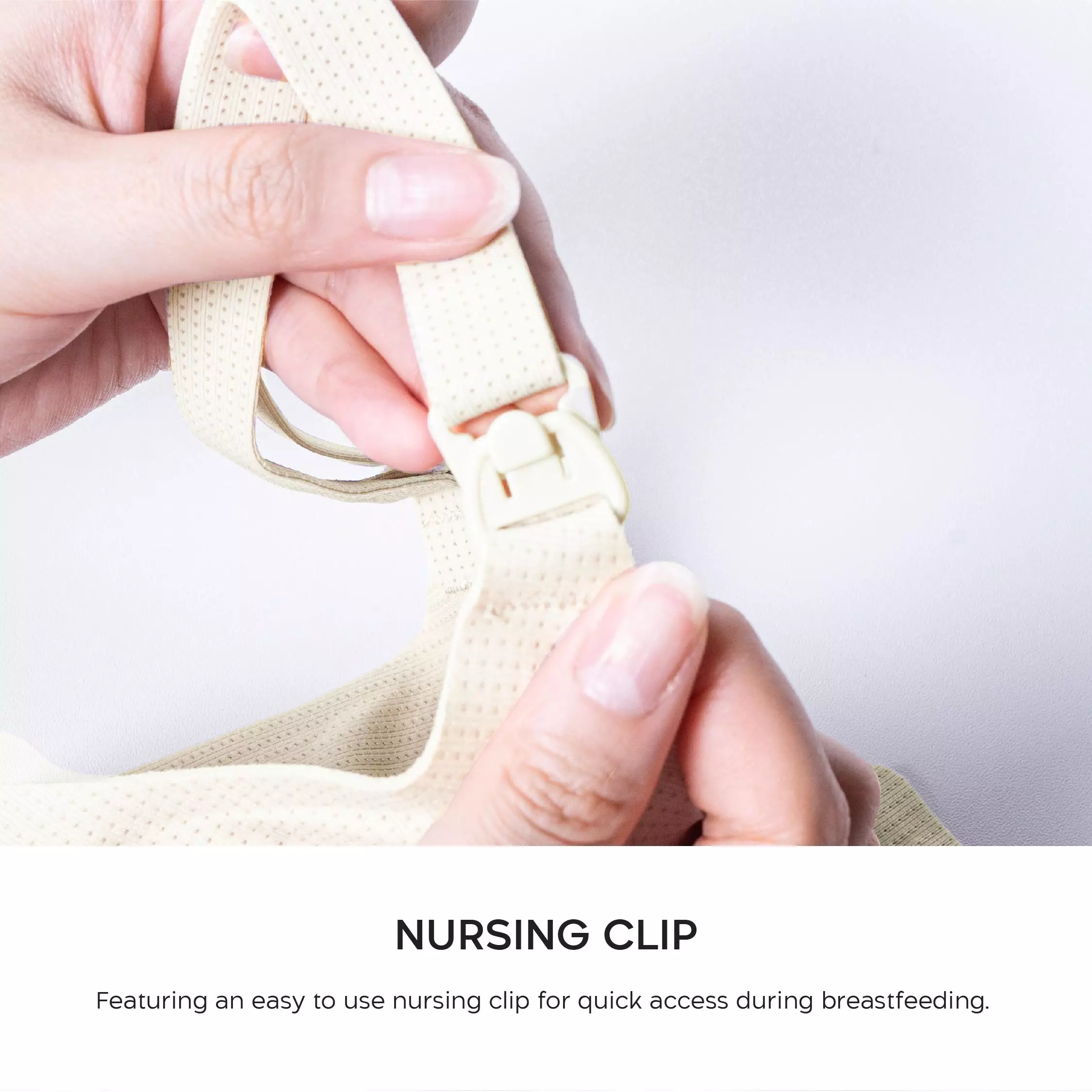 Nathalie Ice Silk Maternity Bra NTBM 3540 - Ivory