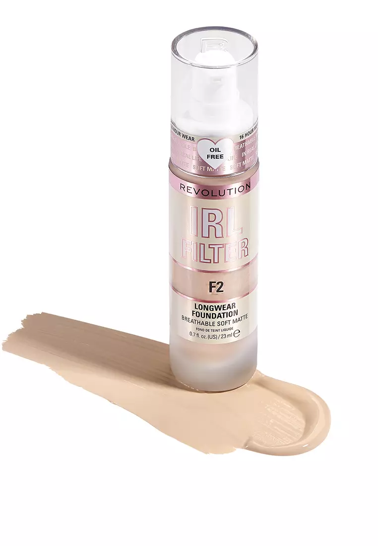 Discount on Revolution  shoes - SKU: Revolution Irl Filter Longwear Foundation F2