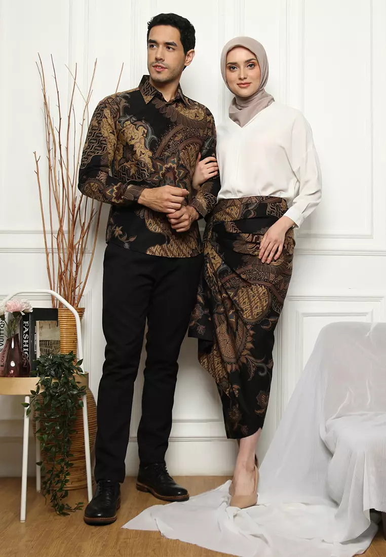 Kemeja Batik Slimfit Nararya - Black