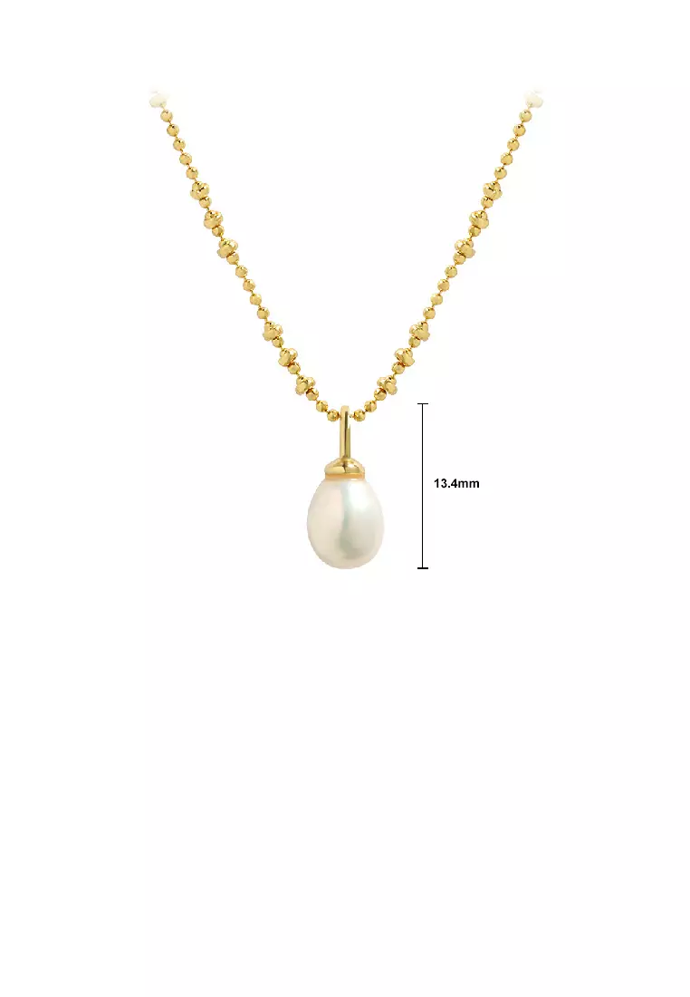 Gold top simple pendant