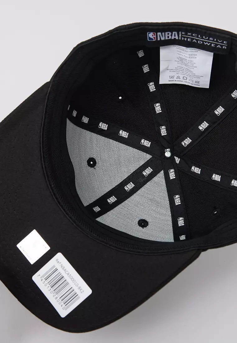 Logo Embroidery Los Angeles Lakers Mens Flat Flexfit Cap