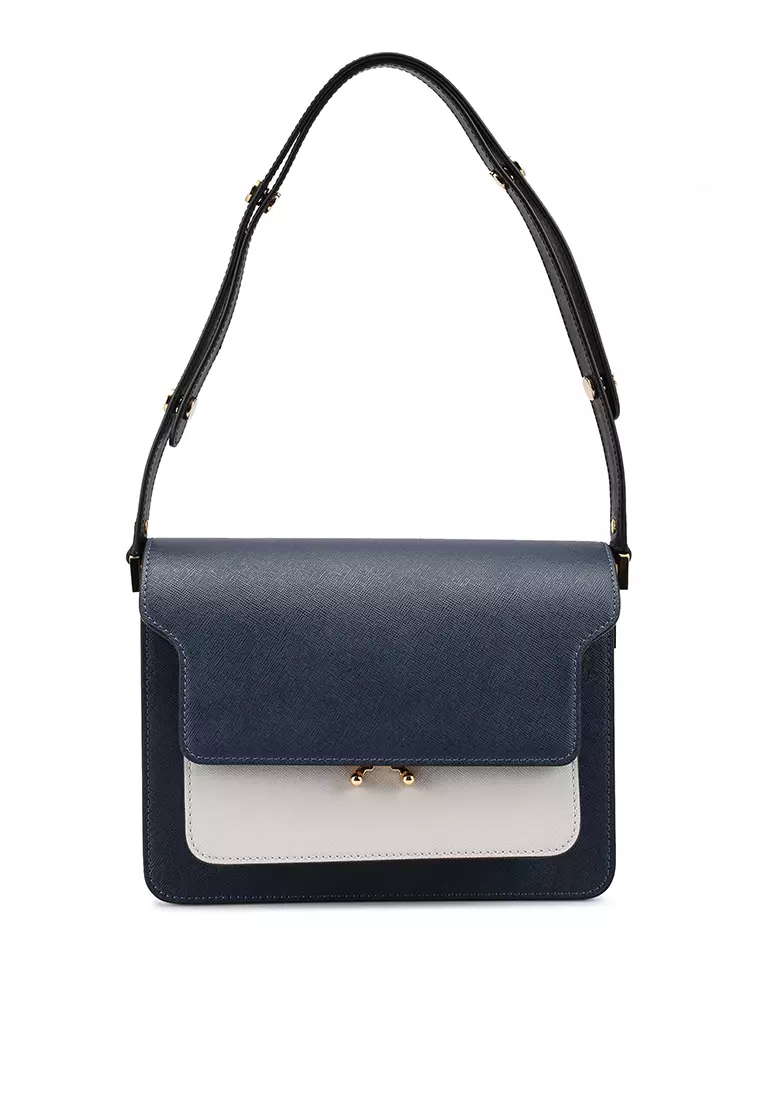 Marni trunk medium 2025 leather shoulder bag