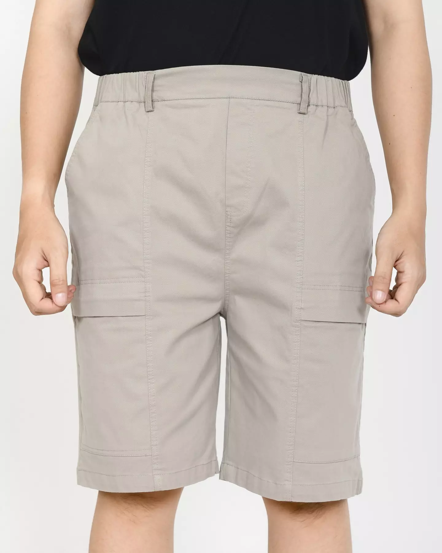 Gio Man Plain Shorts With Pockets