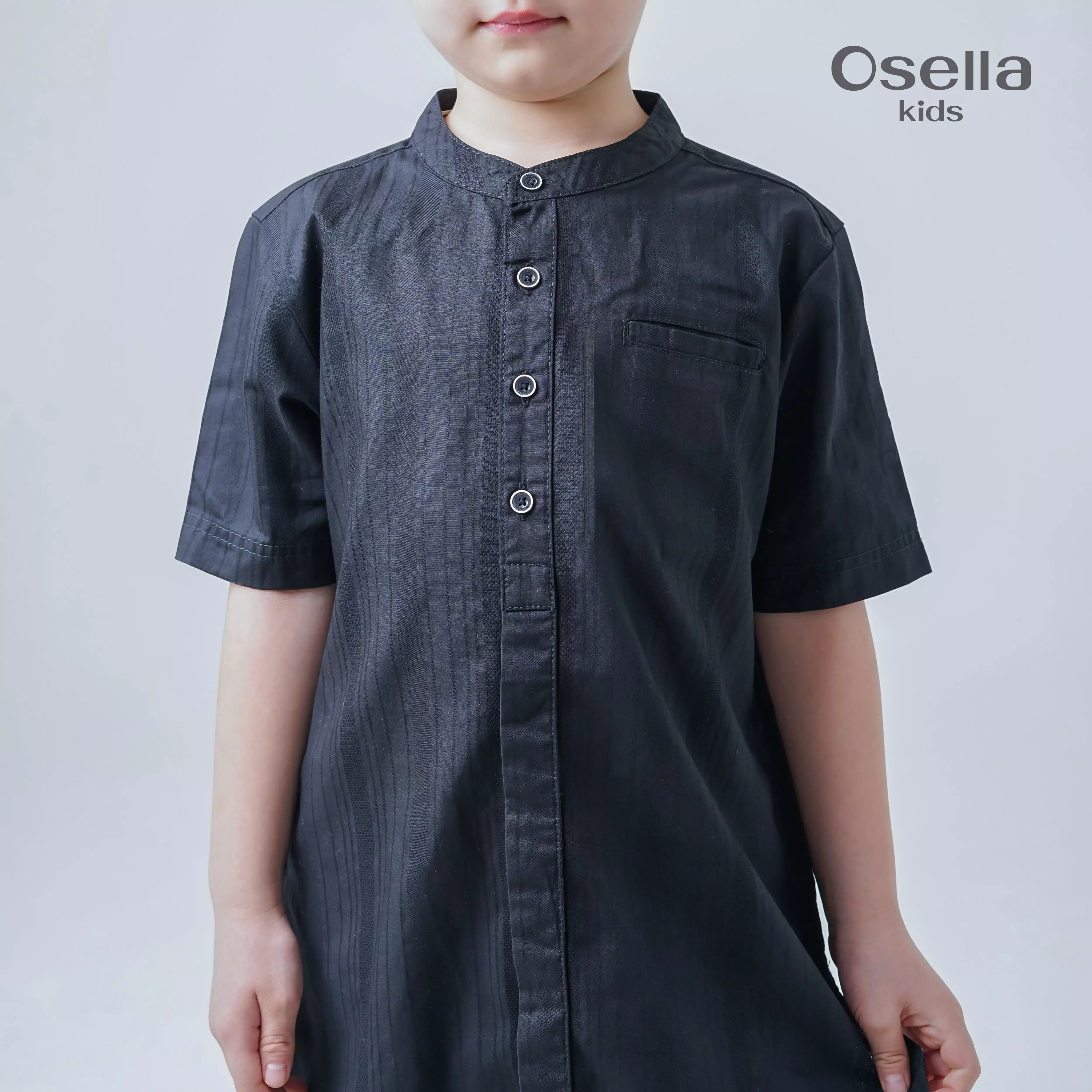 Osella Kids Laiq Regular Fit Koko Tunic Shirt Short Sleeve 123W660143 | Tunik Anak Laki-Laki