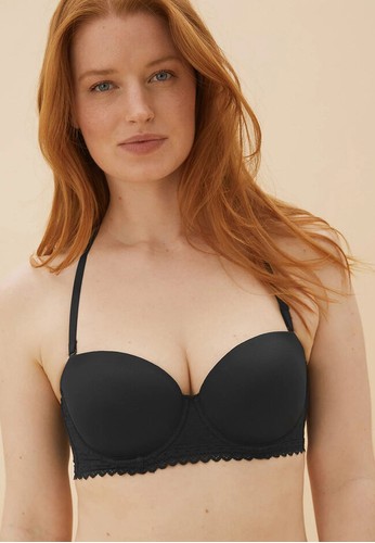 strapless padded bra