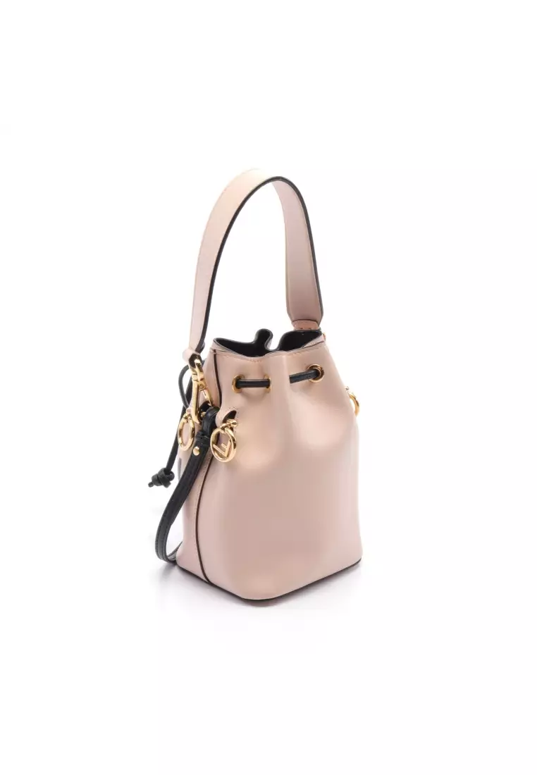 Pink fendi discount bucket bag