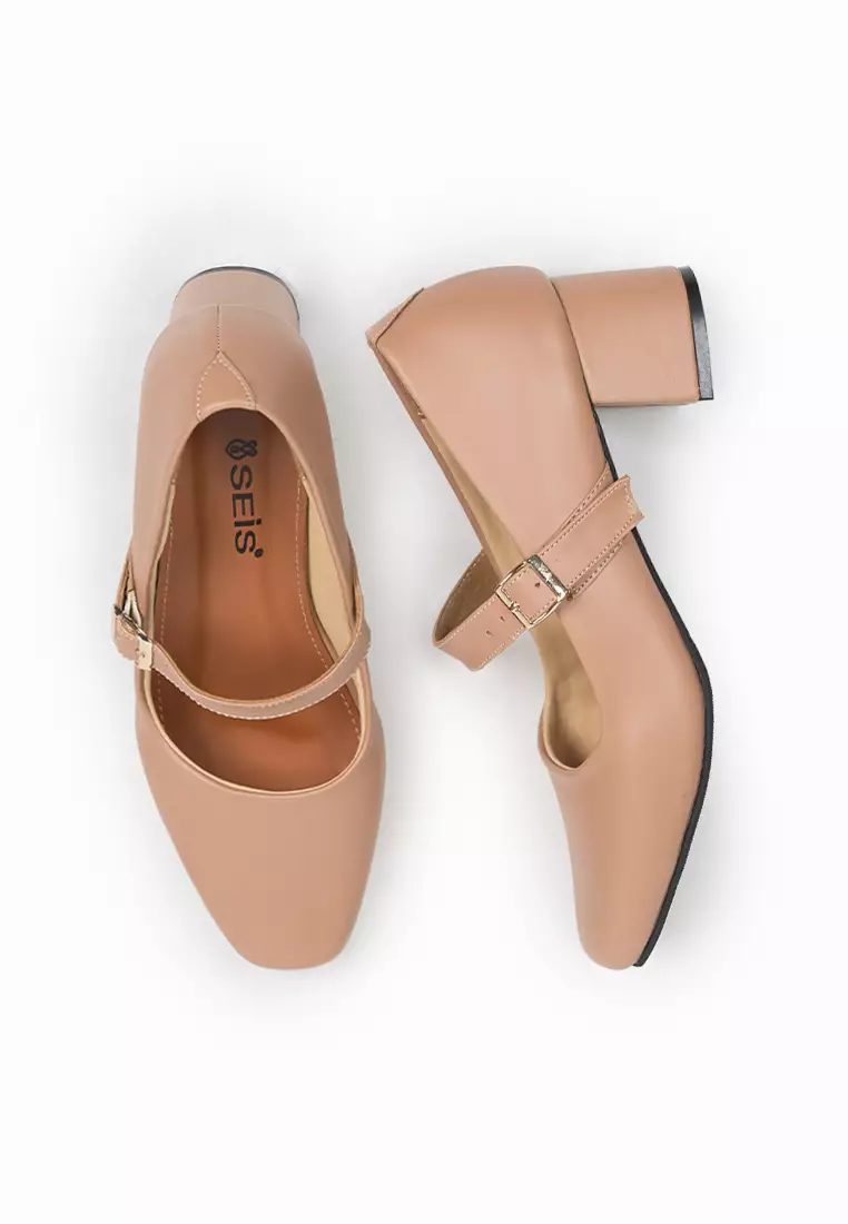 SEIS Rasy Sepatu Wanita Heels 5 cm - MOCCA