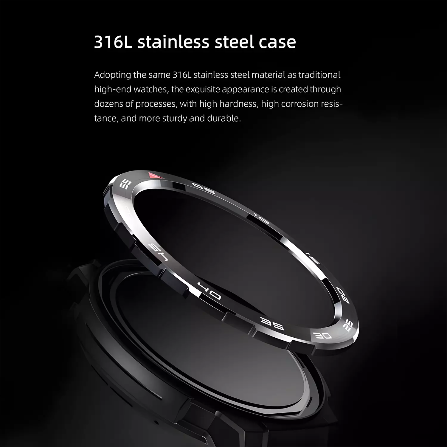 Mibro GS Pro - Smart Watch GPS Outdoor Sport - HD Bluetooth Call - 1.43” Amoled screen - 105 Sports Modes - Stainless