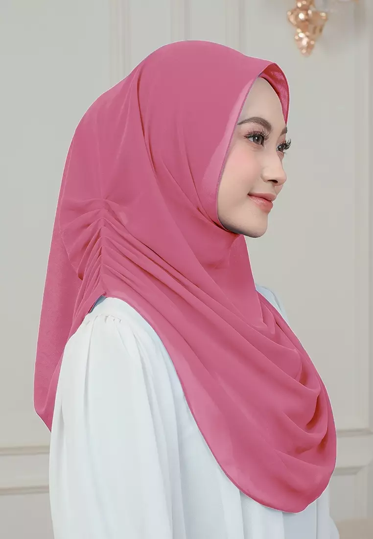 HIJAB INSTAN AURORA - BANDUNG PINK