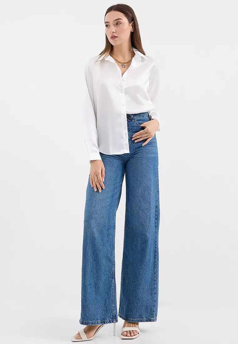 Long Sleeves Collared Shirt