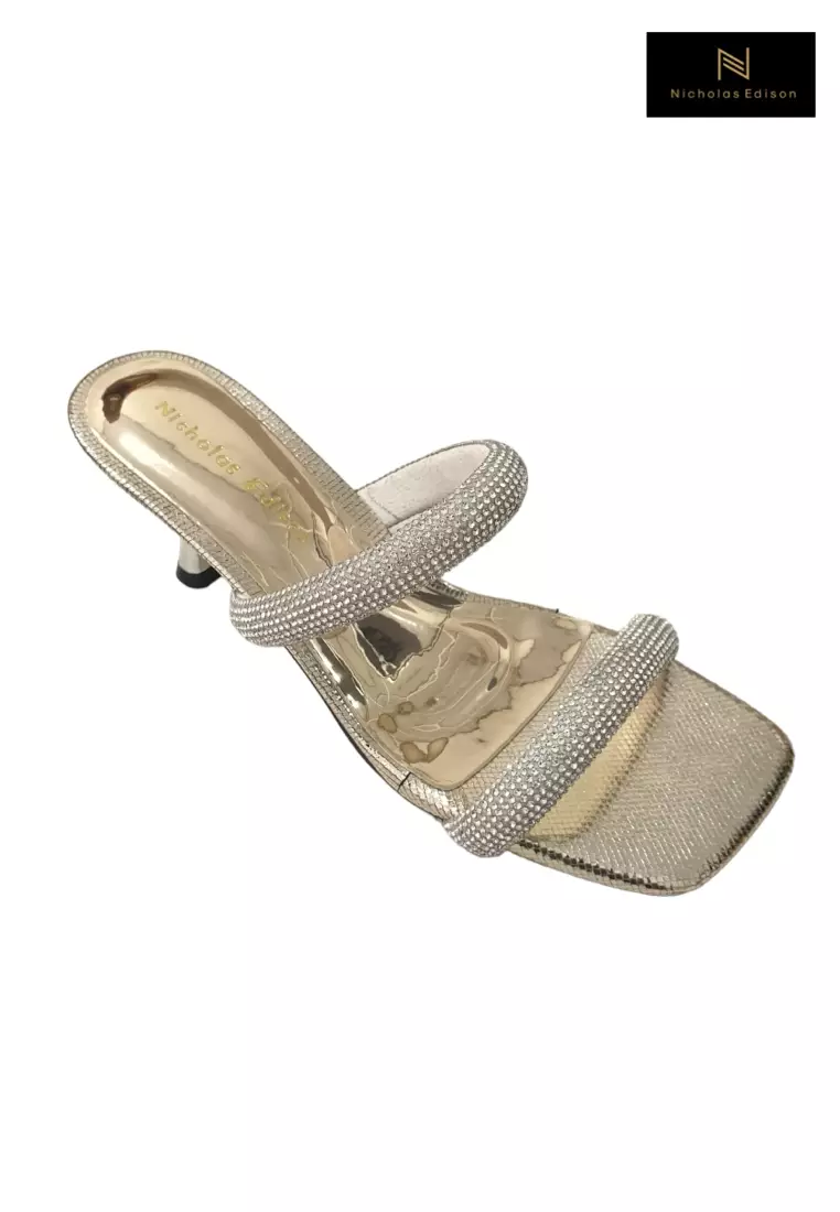 Nicholas Edison Heel Drew Light Gold