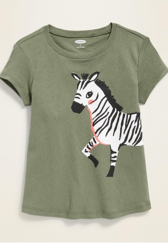 Shop Old Navy Graphic Crew Neck Tee For Toddler Girls Online On Zalora Philippines