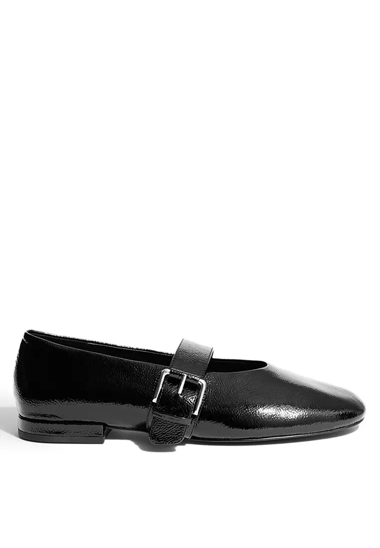 Discount on & Other Stories  shoes - SKU: Buckled Leather Ballerinas