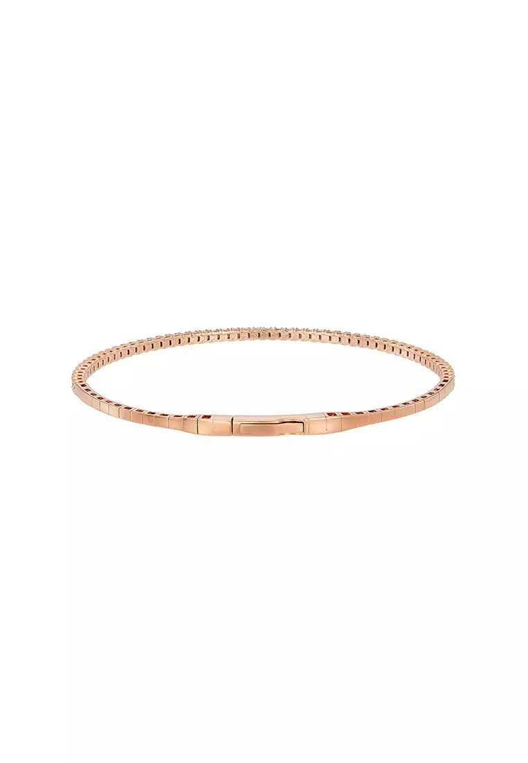 HABIB Diamond Bangle in 750/18K Rose Gold 681901124(RG)