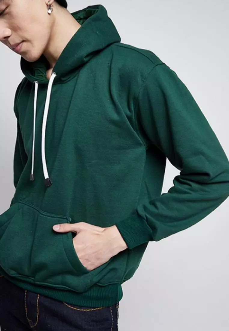 Jaket Polos Jumper Hoodie Sweater Warna Hijau