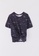 Terranova multi Women's Tie-Front Loose Patterned T-Shirt D6590AA0110905GS_1