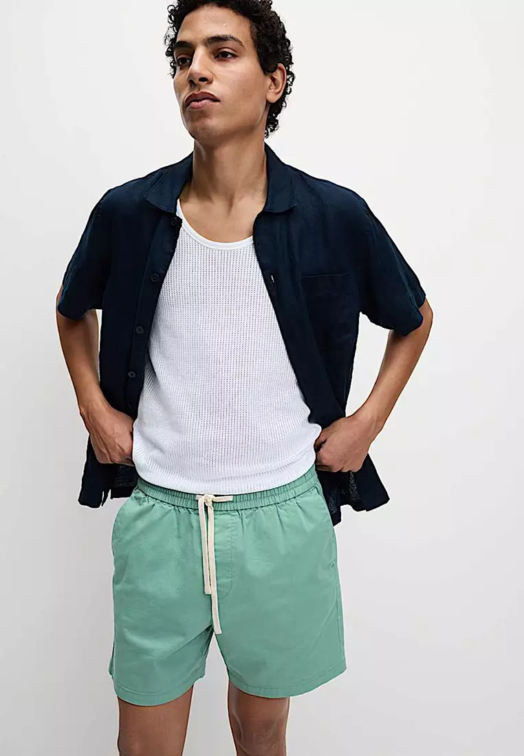 Elasticated Waist Shorter Shorts