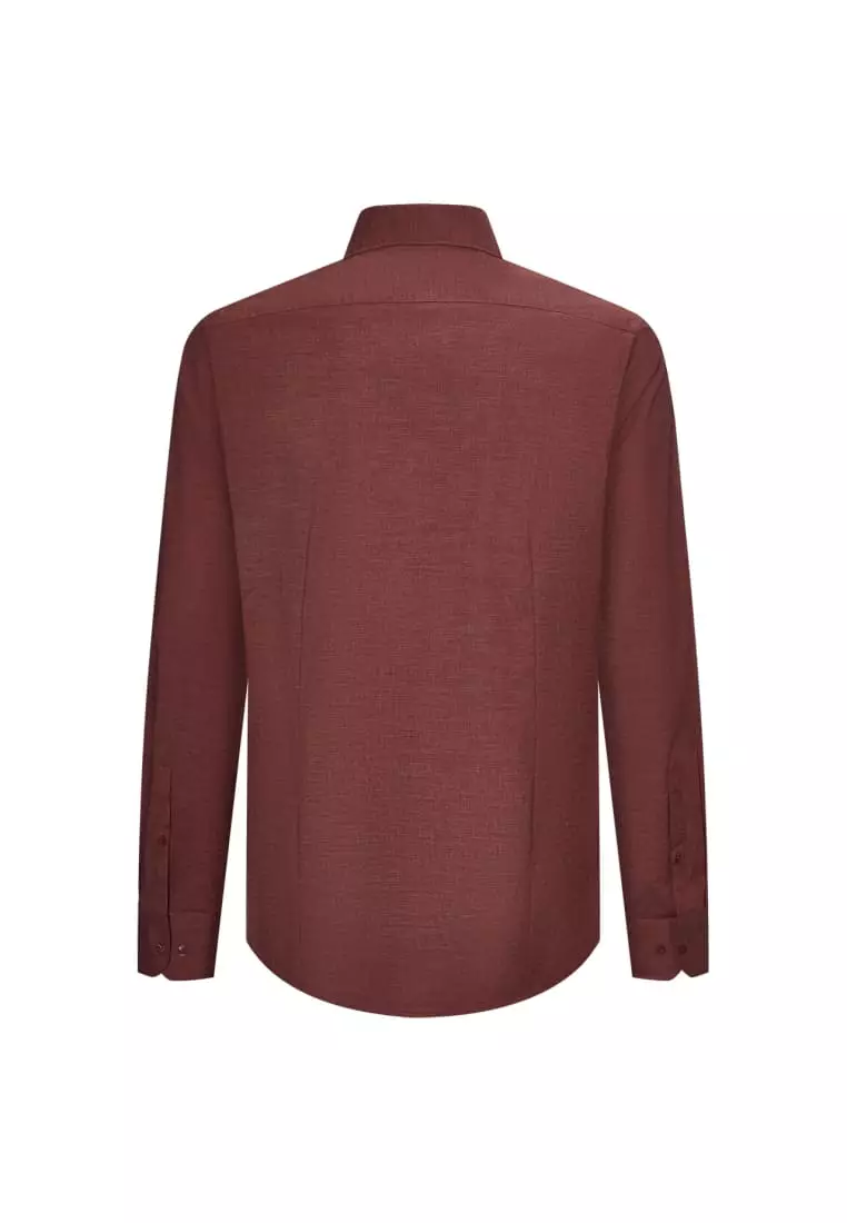 Non-Iron Easy Care Smart Fit Poplin Shirt