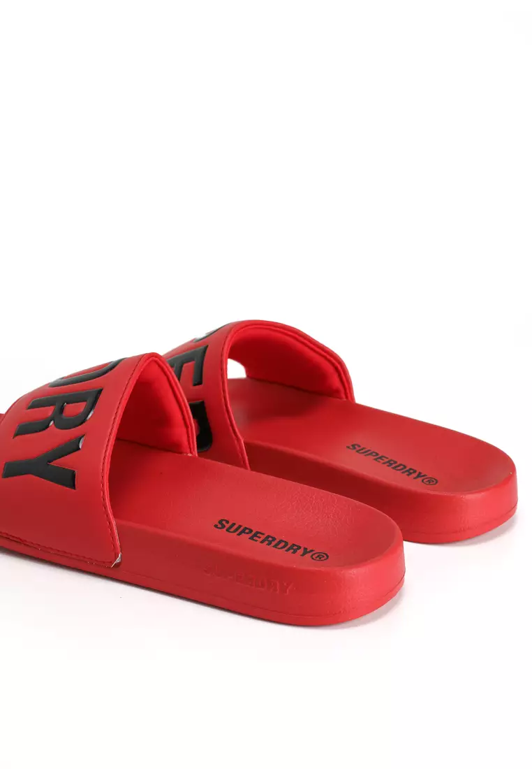 Core Graphic Pool Slide Sandals