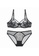 W.Excellence black Premium Black Lace Lingerie Set (Bra and Underwear) 7B1CDUS47DE4DCGS_1