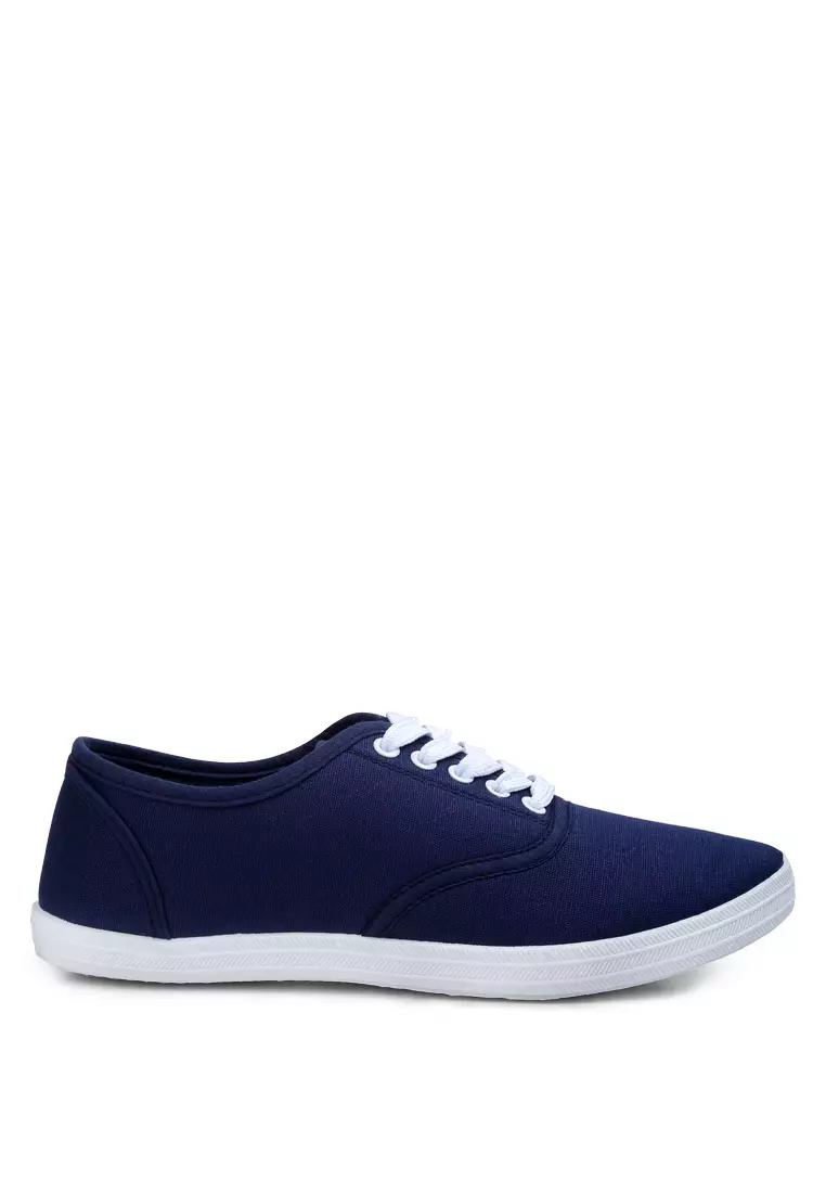 Discount on London Rag  shoes - SKU: Breathable Lightweight Canvas Sneakers In Blue