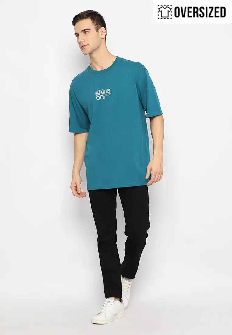 RBJ T-Shirt Cotton Combed Oversized Pria 2079250121