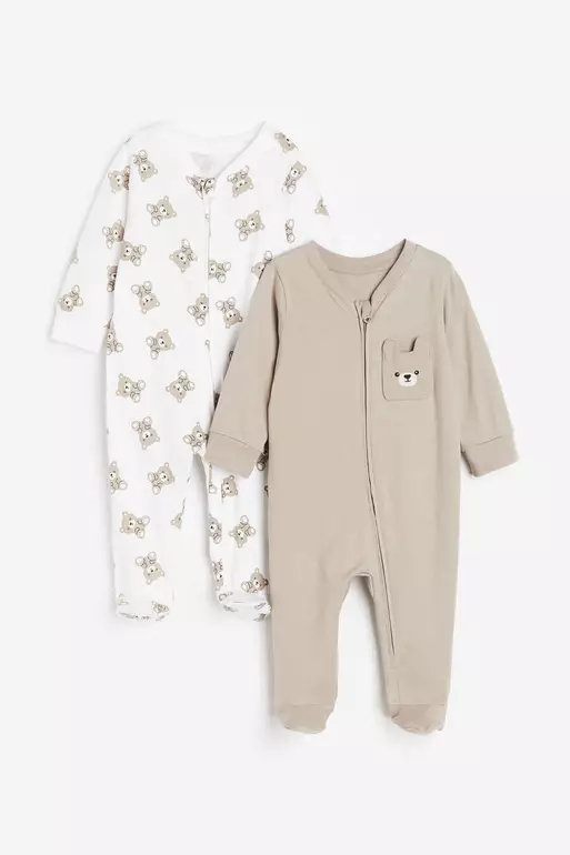2-pack sleepsuits