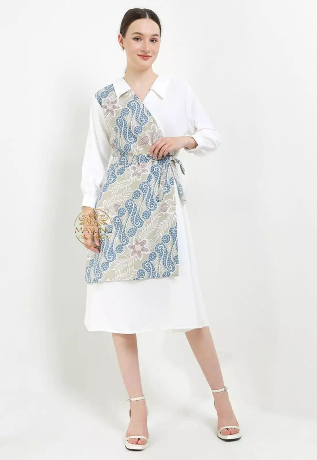 Azalea Parang Biru Dress Party Modern Premium