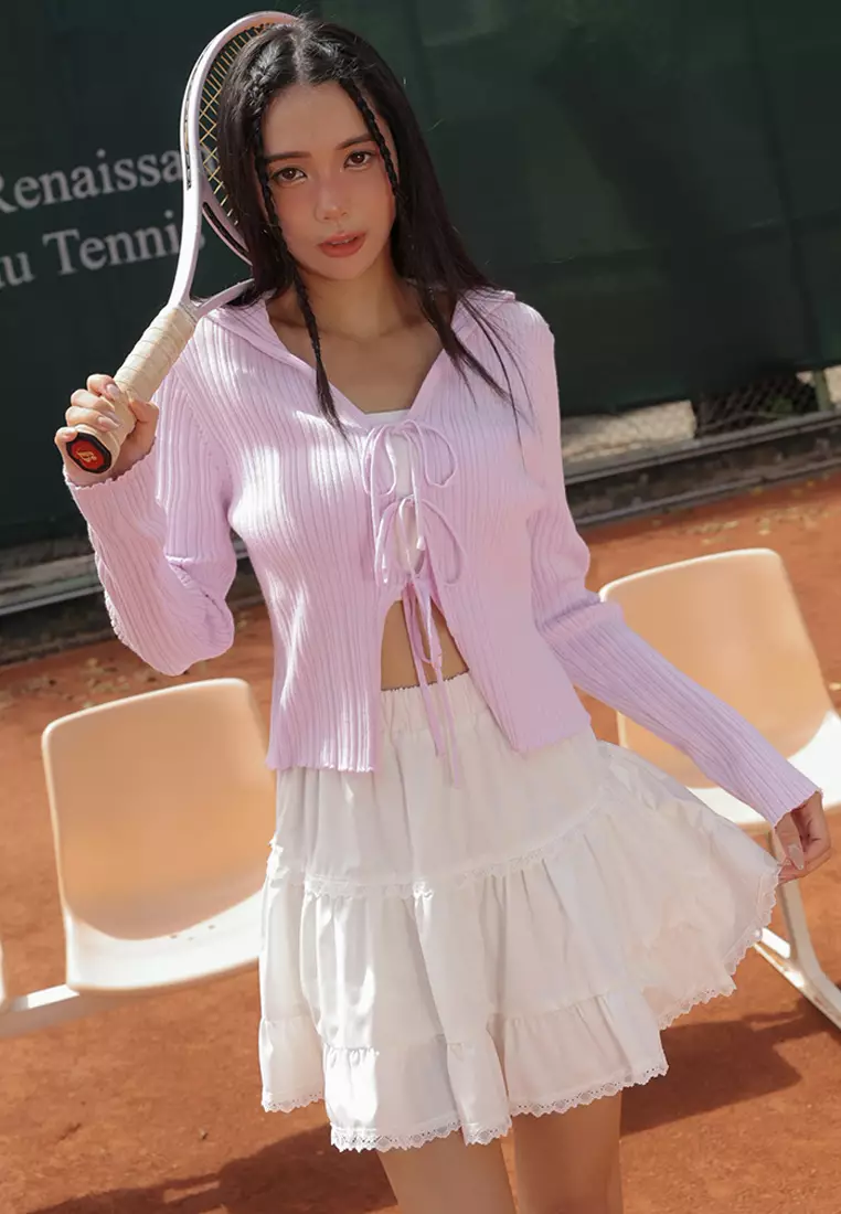 Sailor Collared Knitted Top