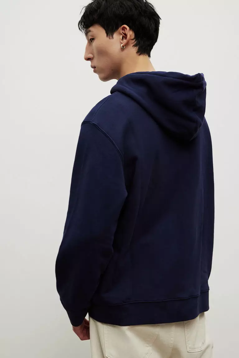 Zip-through hoodie