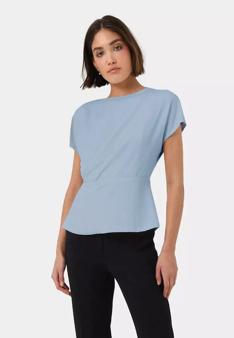 Bonnie Gathered Peplum Top