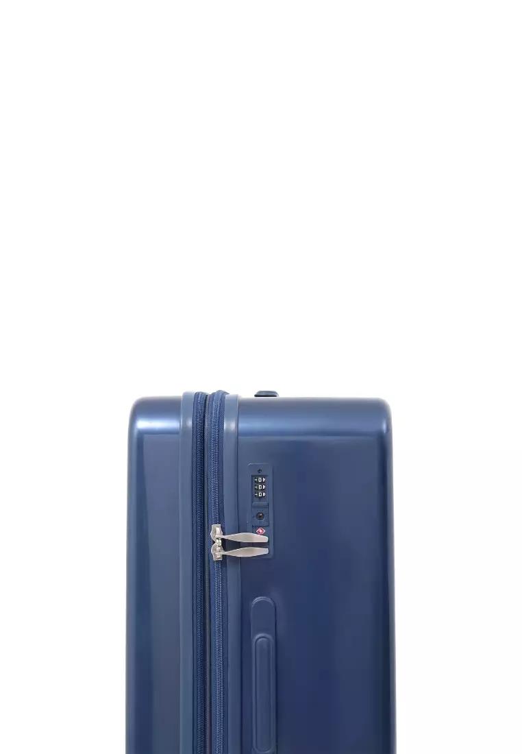 VL 20" Small Hard Case Luggage in Navy Blue