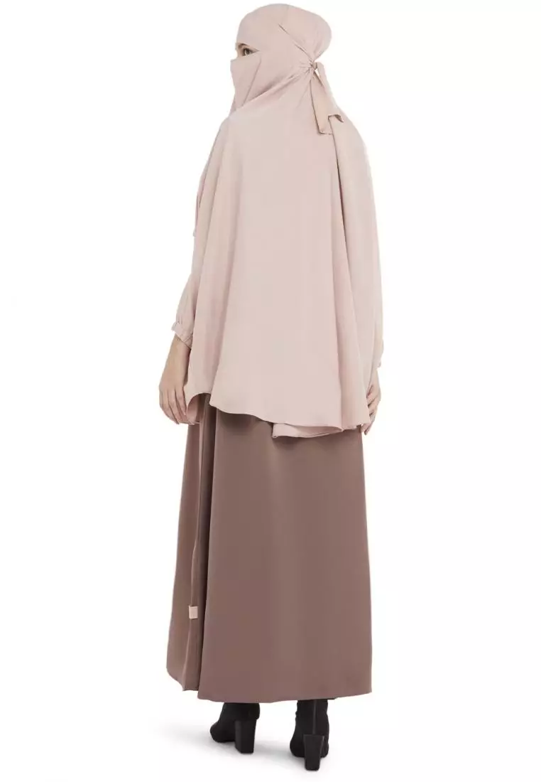 Queenza Set Gamis Wanita Muslimah By Zayidan Madeena Yukensi - Mocca