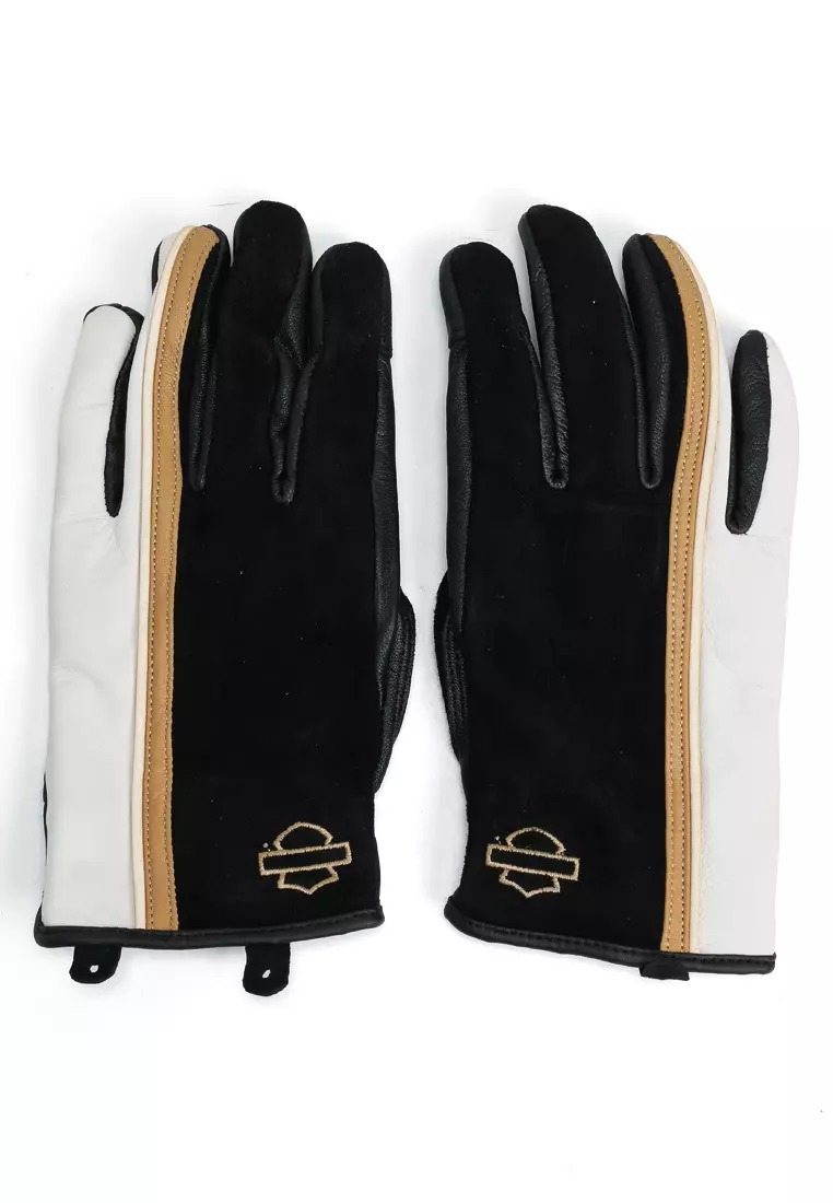 H-D® Leather Mixed Media Riding Gloves