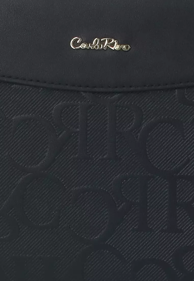 Black Vienna Shoulder Bag in CR Monogram