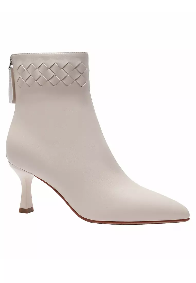 Discount on Twenty Eight Shoes  shoes - SKU: Microfiber Leather Heel Ankle Boots 2120-25