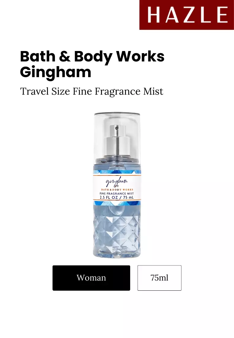 Bath & Body Works Gingham Travel Size Fragrance Mist Woman 75 ml