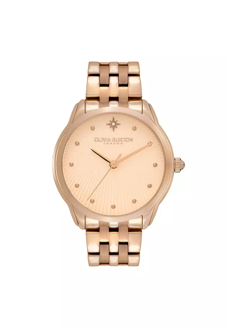 Gold women's 2025 bracelet watch