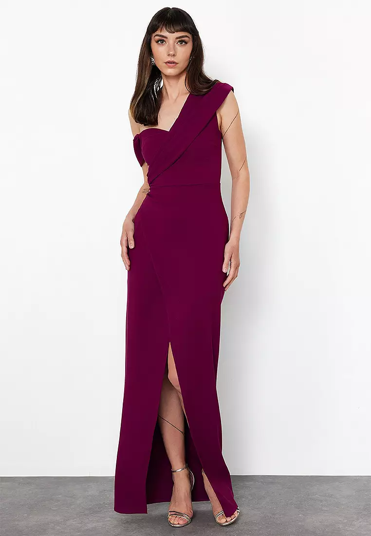 Slit maxi dress top