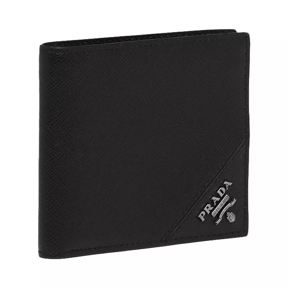 Saffiano Leather Wallet Black