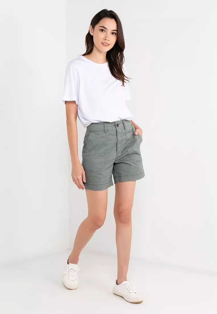 Gap khaki shorts outlet womens